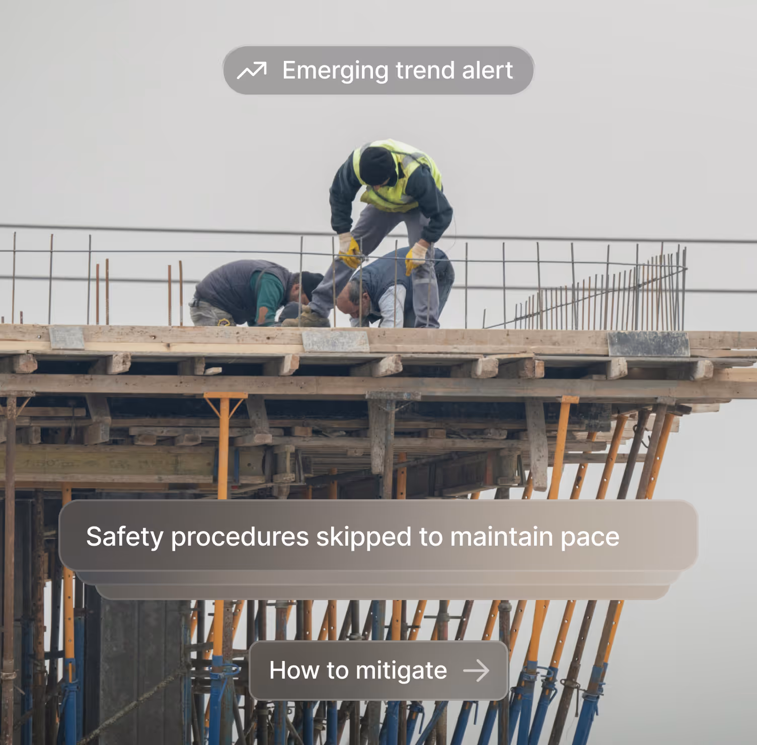 Spot safety or schedule issues early